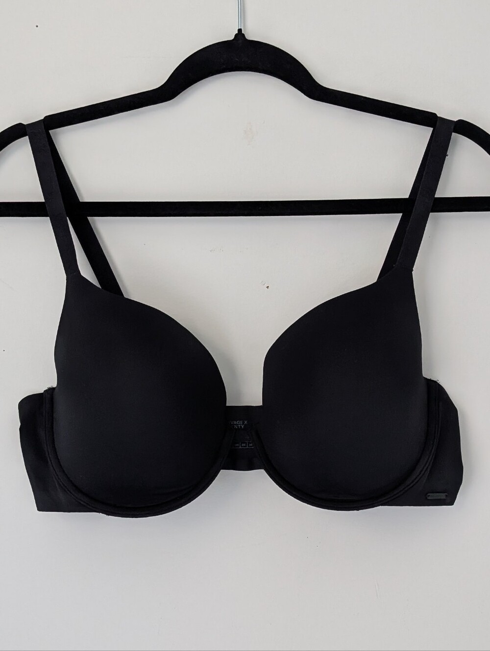 Savage X Fenty Black Microfiber T-Shirt Bra